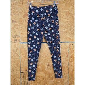 LulaRoe Halloween‎ Skull Pumpkin Leggings Spooky One Size OS Women's